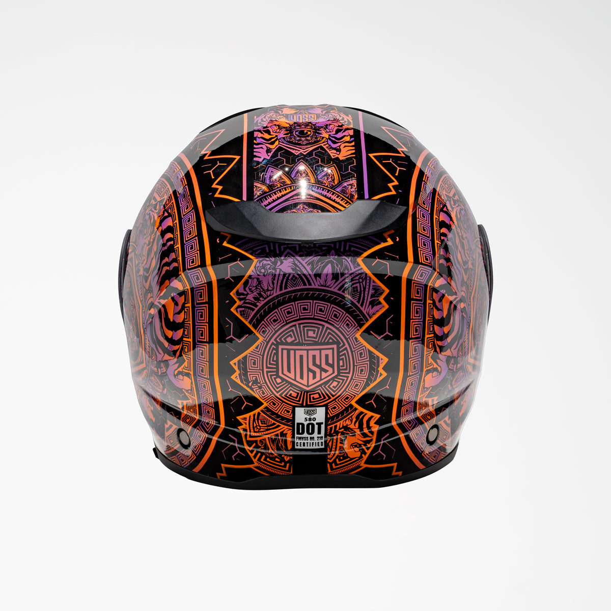 Voss 580 Conquest Gloss Neon Mandala Helmet