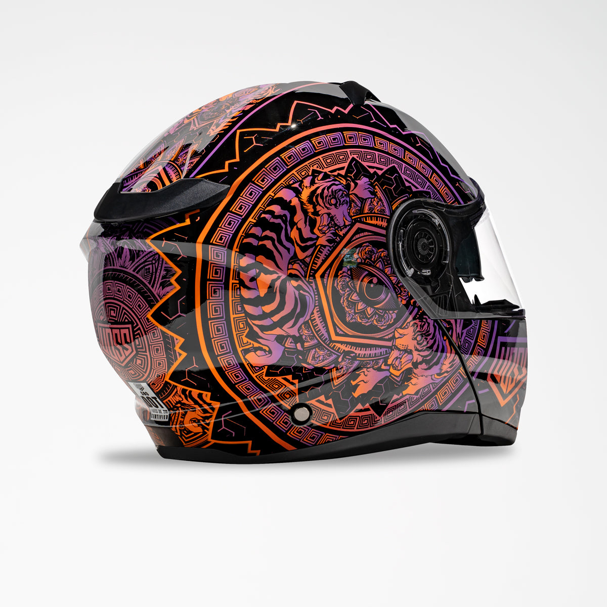 Voss 580 Conquest Gloss Neon Mandala Helmet