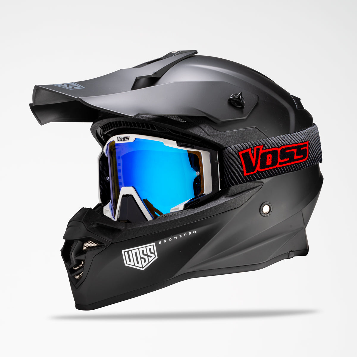 Voss 801 X1 Pro Dirt Blackout Helmet