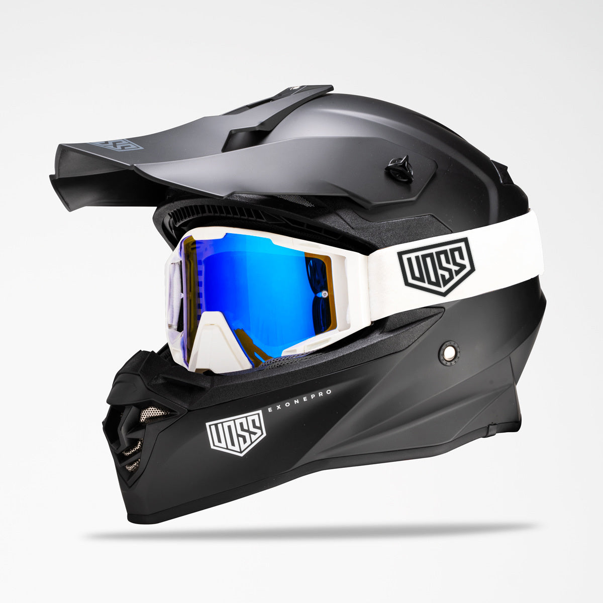 Voss 801 X1 Pro Dirt Blackout Helmet