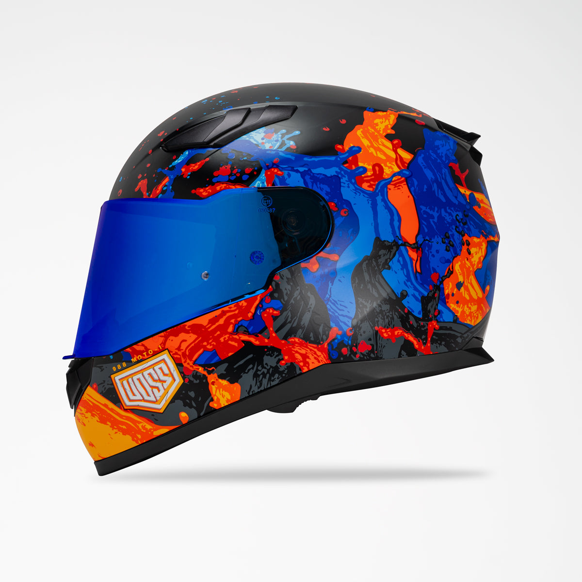 Voss 988 Moto-1 Matte Molten Helmet