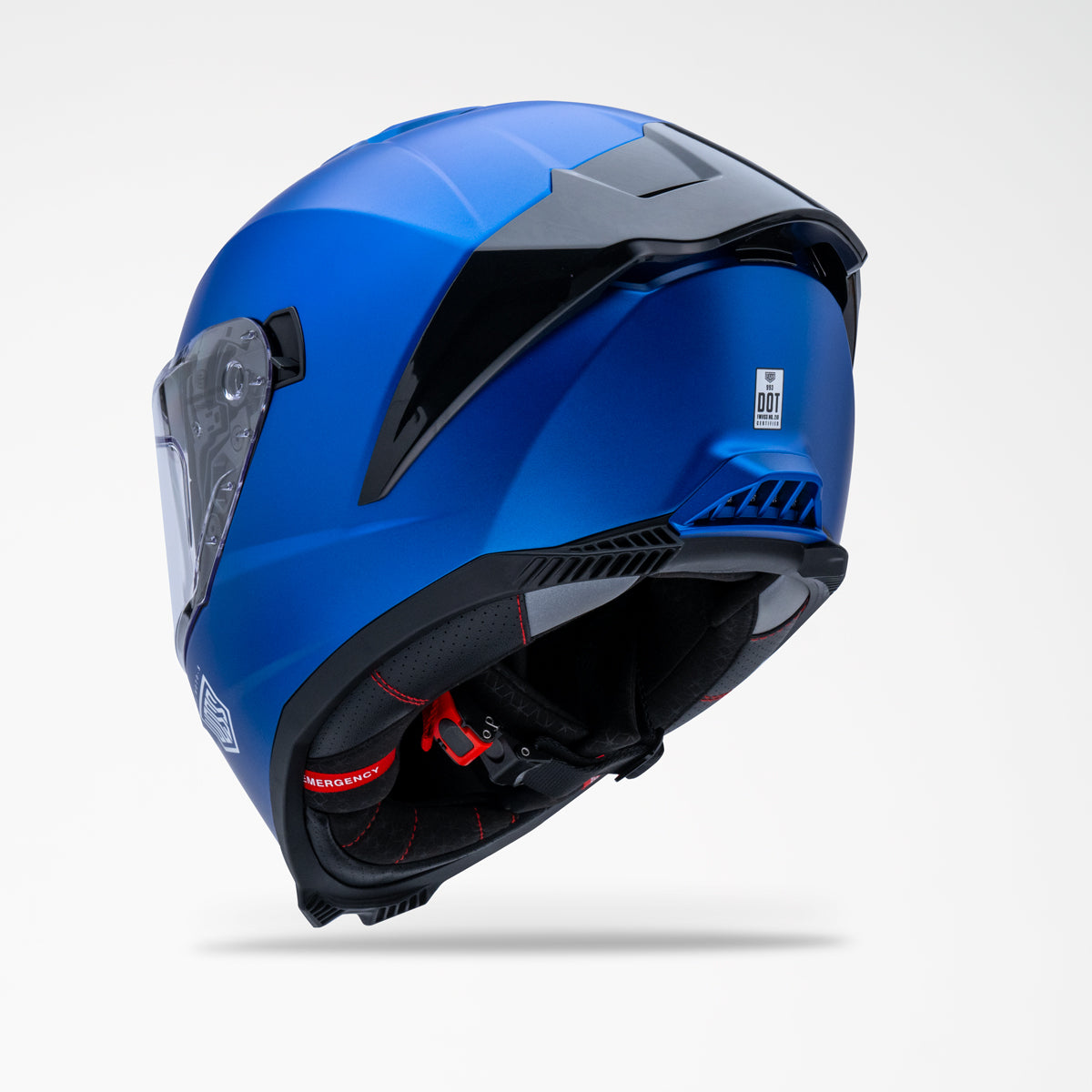 (PRE-ORDER) Voss 993 Moto-S Matte Adrenaline Blue Helmet (Mid February Ship)