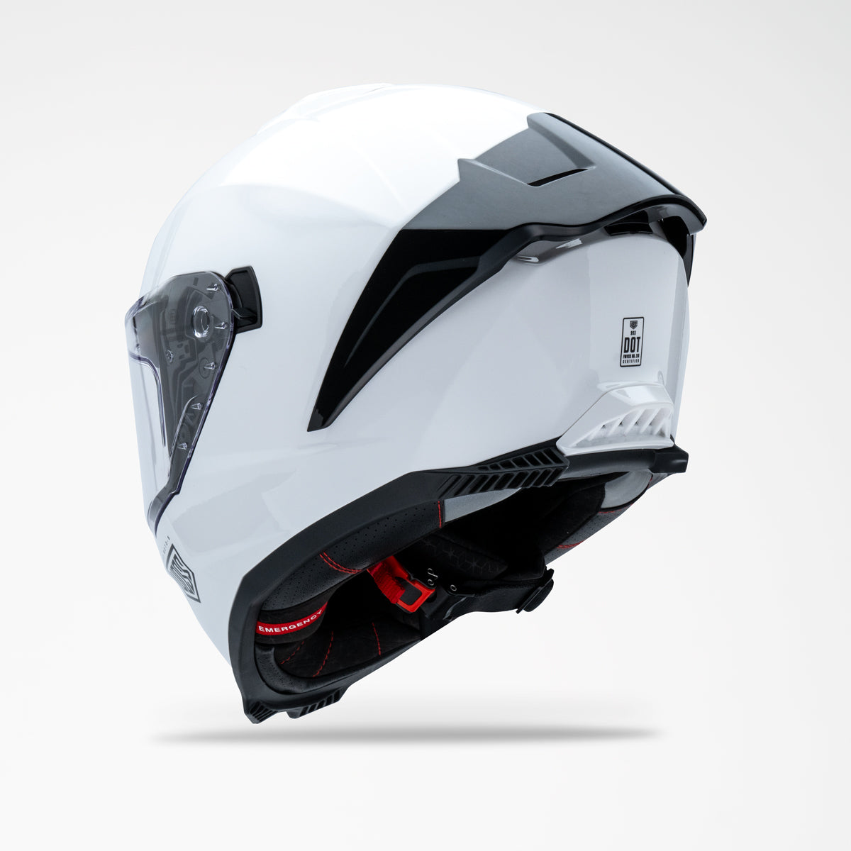 (Pre-Sale) Voss 993 Moto-S Gloss White Helmet