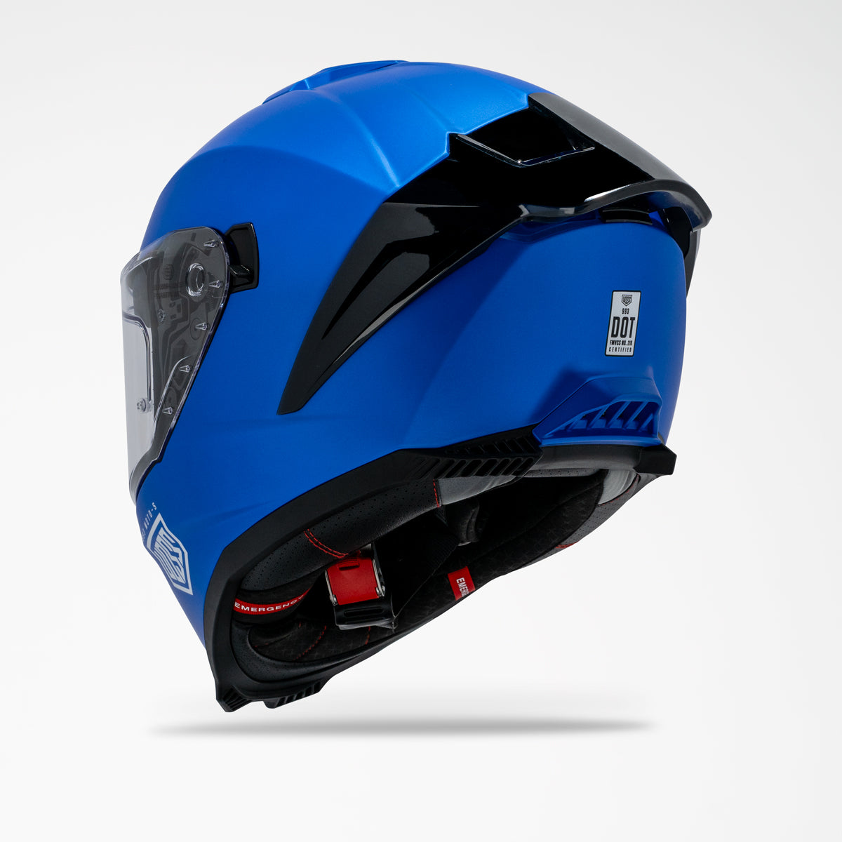 Voss 993 Moto-S Matte Adrenaline Blue Helmet