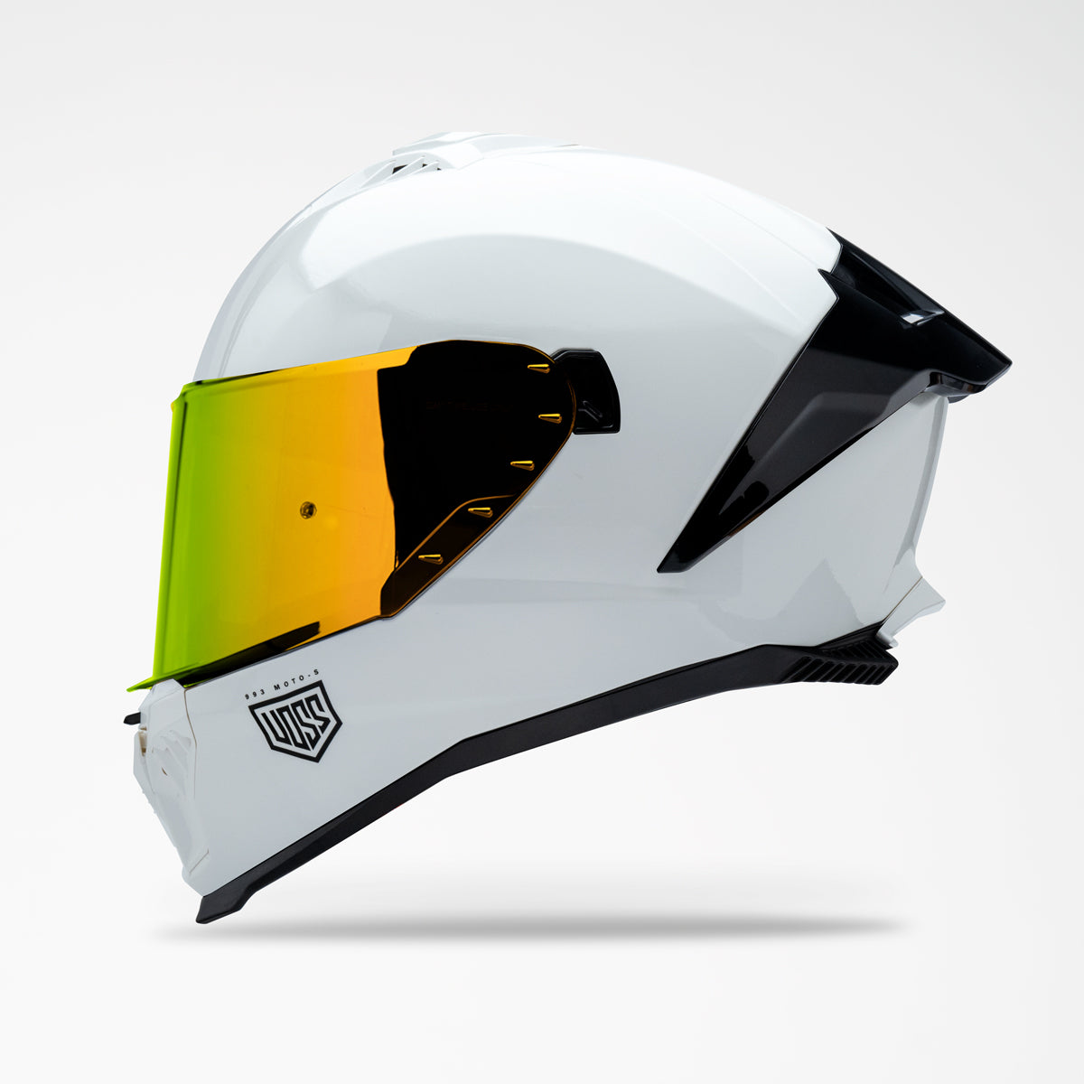 Voss 993 Moto-S Gloss White Helmet