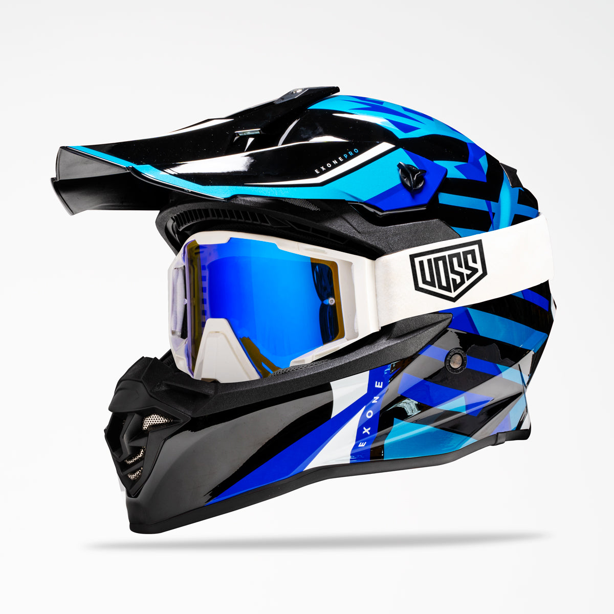 Voss 801 X1 Pro Dirt Blue Chip Helmet