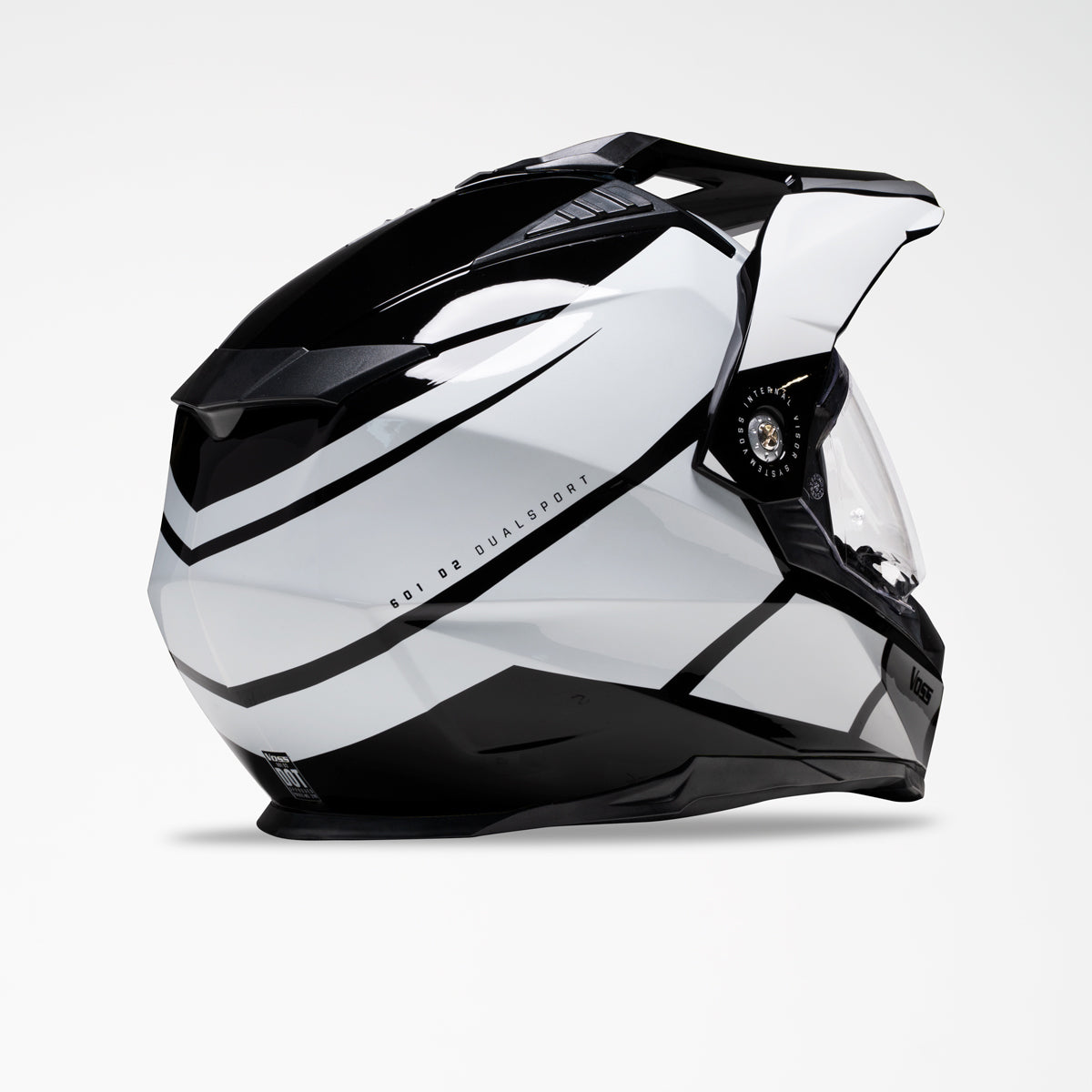  ILM Dual Sport Adventure Motorcycle Helmet with Pinlock  Compatible Sun Visor Snowmobile ATV Dirt Bike Off Road Casco Model WS902  (Carbon Fiber, S) : Automotive
